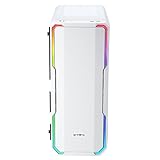 BitFenix Enso White, ATX Case Tempered Glass, Alchemy 3.0 Addressable Asus AURA SYNC RGB with Controller BFC-ENS-150-WWWGK-RP