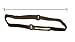 Softride SoftWraps, All Purpose Hook and Loop Tie Down Cinch Straps, Reflective Dots Included, Black, 16x1-inch, 4-Pack (26619)