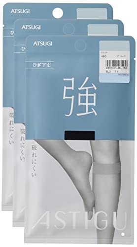 [アツギ] ストッキング 3足組 膝下 破れにくい ASTIGU（アスティーグ）【強】