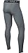 Nike Men's Pro Warm Tights (Medium, Cool Grey/Black/White)