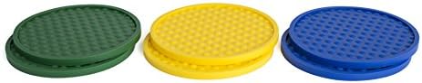Flagpi Silicone Coasters for Drinks (Set of 6) - Coasters for all Beverages, Beer, Wine Glasses, Tea Cups, Coffee Mugs and Bar Cocktails with your Country's Colors (Brasil)