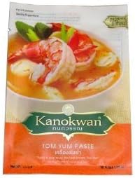 Kanokwan Tom Yum Curry Paste 30g. Thai Food.