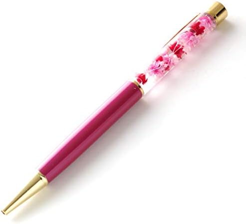 Mokumoku ハーバリウムボールペン 完成品 レッド ディープピンク 替え芯 定番スタイル ペンケース付き Mokumoku ハーバリウムボールペン 完成品 レッド ディープピンク 替え芯 定番スタイル ペンケース付き