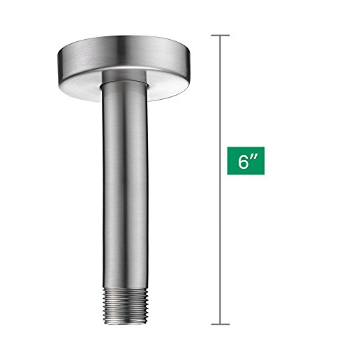 Purelux Ceiling Mount Shower Arm 6 Inches Water Outlet PJ0611 Made of