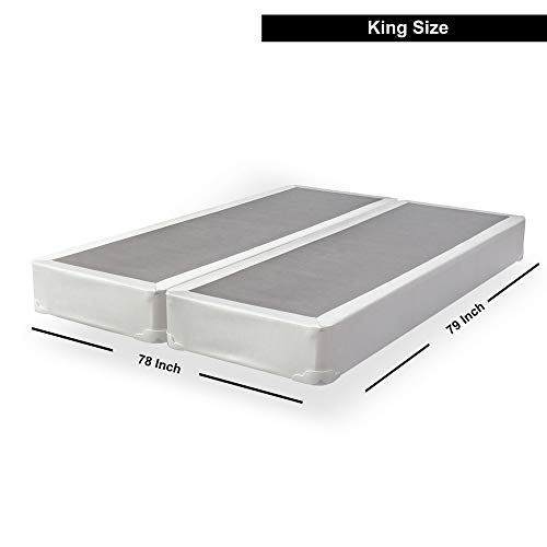Continental Mattress, 8-inch Fully Assembled Split Box Spring/Foundation for Mattress, King Size