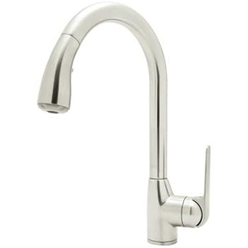 Rohl R3810USTN De Lux Single Lever Kitchen Faucet with Double Check ...