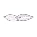 LIGONG 6 Pieces DIY Cutting Dies Flowers Leaf Metal Embossing Stencil for Album Scrapbooking Paper Card Art Craft