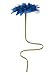 CraftMore Blue Colored Gerbera Daisy Stems 14 Inch Set of 12