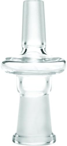 12-1667 SCIENTIFIC INDUSTRIAL JOINTS - FEMALE TO MALE ESSENTIAL ADAPTER W/ RING 180 CLEAR 10MM FEMALE TO 10MM MALE