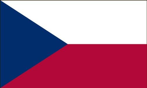 Valley Forge Flag 2-Foot by 3-Foot Nylon Czech Republic Flag