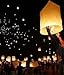 Always A Bargain 4U 10 Sky Lanterns - White