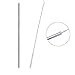Accmor 18/8 Stainless Steel Straws, Reusable Metal Drinking Straws for 30 20 Oz Yeti Tumbler Rambler Cups(6, FBA)