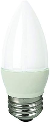 NEW TCP LED5E26B1127KF LED Bulb, Frosted B11 E26, 5W (40W Equiv.) - Dimmable - 2700K