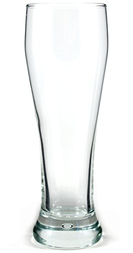 Moon Drop Pilsner Beer Glass 18 ounce, Set of 4