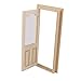 Dollhouse Miniature Wooden Door Unpainted
