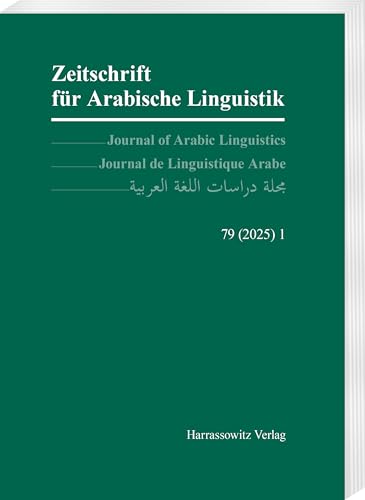 Zeitschrift für Arabische Linguistik 79,1 (2025)