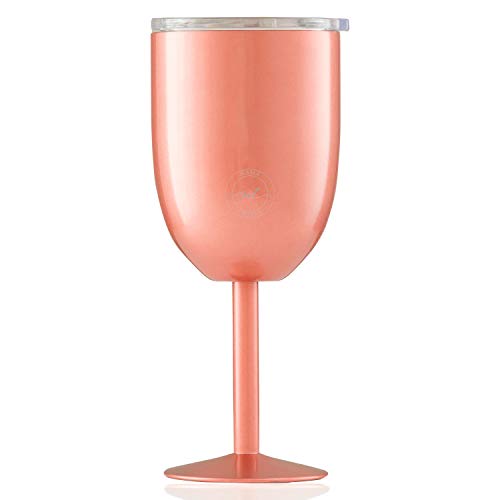 MAMA TAYTAY Outdoor Wine Glasses Stainless Steel Wine Glass SET of 2