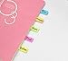 Tueascallk Combination Sticky Notes, Pop-up Self-Adhesive Notes, Portable Self-Stick Note Pads, Spiral Notebook, 3.3