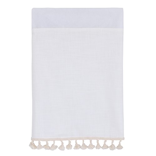 NoJo Teepee Crib Bedding, 4 Piece Set, Navy, Red, Ivory