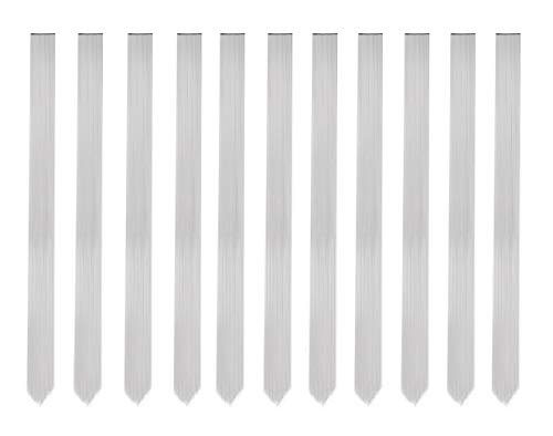 Beaute Galleria Bundle 11 Pieces Single Color 21 Inches Straight Party Highlights Clip In Synthetic Hair Extensions Cosplay Comic Con Halloween Costume (Gray)