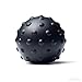 Bivi 4-Speed Vibrating Massage Ball - Therapy Ball for Myofascial Release, Replaces Lacrosse Ball Trigger Point Massage, Plantar Fasciitis, Foot, Back, Legs, Deep Tissue Massage Therapy (Black)