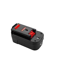 Murllen - Batería de repuesto de litio para Black & Decker 18 V HPB18 HPB18-OPE 244760-00 A1718 FS18FL FSB18 Firestorm (6000 mAh)