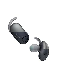 Sony SP700N   Auriculares deportivos inalámbricos con cancelación de ruido WF SP700N B (reacondicionados certificados), color negro