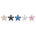 Fidget Spinner High Speed Stainless Steel Finger Spinner Bearing Hand spinners fidget Toy for Adults Kids for Relieving Stress Anxiety ADHD Focus Boredom (5 Leaves Black)