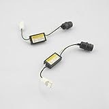 PartsSquare 2x T10 Error Free Load Resistor LED Decoder Warning Flashing Canceller Adapter