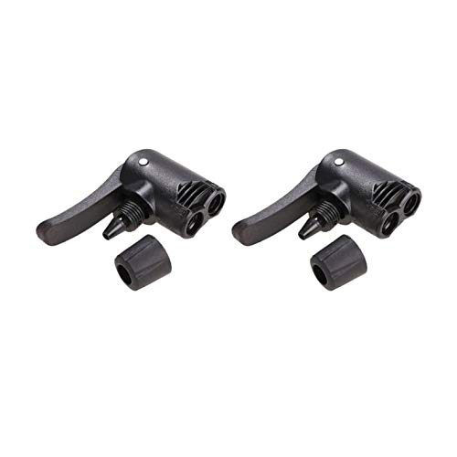 Adattatore Doppia Valvola Per Pompa Bici - Connettore Per Gonfiaggio Schrader E Presta, Nero - Foto 5