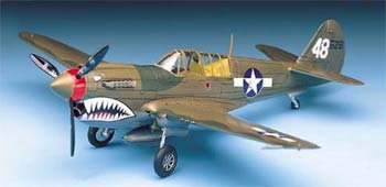 Academy 1668 1:72 P-40m/n Warhawk P40 Kit