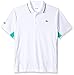 Lacoste Men's Short Sleeve Ultra Dry Net Print Flatlock Polo