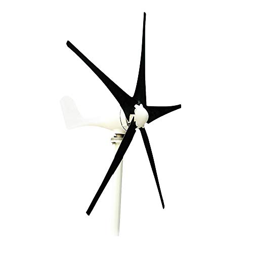 Seeutek Wind Turbine Generator Kit-12V 400W 5 Blades Permanent Magnet Wind Turbine Generator with Controller for Homes Businesses Industrial Energy Supplementation