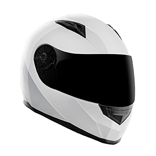 VCAN VX Lightweight Full Face Motorcycle Street Bike Helmet with Extra