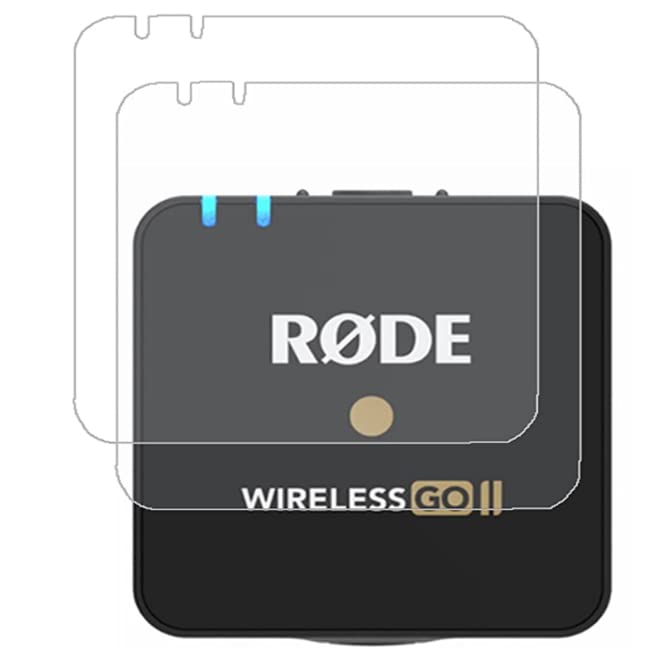 Wireless Go 2 Screen Protector Compatible with RODE Microphones Wireless GO II 2（ 4 Pack ）