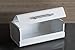White Sleek Modern Bread Box For Kitchen Counter - Steel Bread Storage Bin By Cooler Kitchen