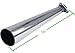 Exhaust Stinger, Small 3 Bolt Swivel Flange, Chrome, Compatible with Dune Buggy