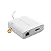 Cable Matters USB C Multiport Adapter (USB C Hub with DisplayPort 8K), 2X USB2.0, Fast Ethernet, and 60W Charging in White Thunderbolt 4 / USB4 / Thunderbolt 3 Port Compatible with MacBook Pro