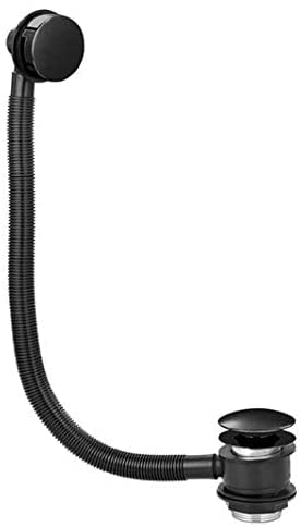 Noir Bath Waste | Matt Black Finish | Black Bath Waste | Click Clack Bath Waste