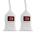 3M Multi-direction E27 Plug-in Spot Lamp Light Bulb Holder on/off Switch US Plug