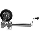 Roue Jockey Pour Remorque Pliable - Diamètre 60 Mm, Charge Max 400 Kg - Neuf