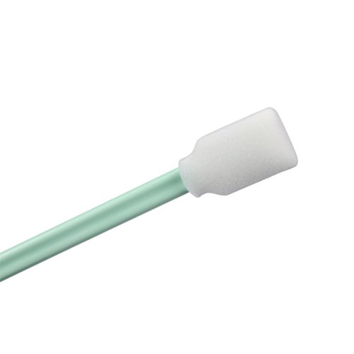 VANLAN 50pc 5.1" Square Rectangle Foam Cleaning Swab Sticks For Solvent Format Inkjet Printer Roland Optical Equipment