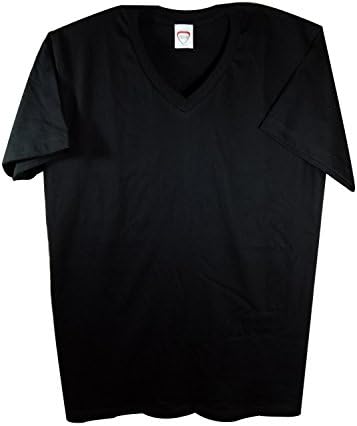 TUI D TSHIRT V NECK FOR MEN WOMEN SIZE L (Black)