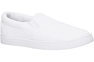 FabKids Kids Sneakers Boys Girls Canvas Shoes Slip On Low Top Footwear for Toddler Little Kid Big Kid