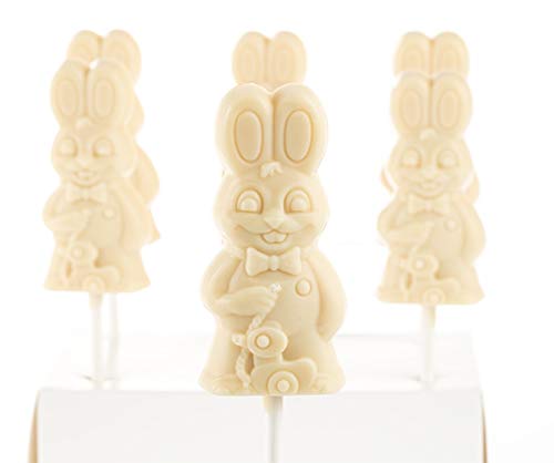 No Whey Foods - Easter Lollipop Collection (3 Lollipops) - Allergy Friendly and Vegan Chocolate Easter Candy - Dairy Free, Nut Free, Peanut Free, Soy Free, Gluten Free