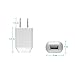 Podofo US Plug USB Power Charger AC Adapter for Amazon Kindle 3 4 5, Amazon Kindle Paperwhite 2 3 (White)