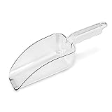 New Star Foodservice 34424 Plastic Ice Scoop, 24 oz, Clear