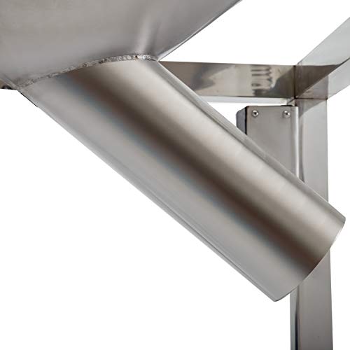 Happibuy Automatic Powder Sifter Shaker Machine 110V 300W Flour Sieve Machine Stainless Steel 2 Screens Industrial (Silver) - Thumbnail 6