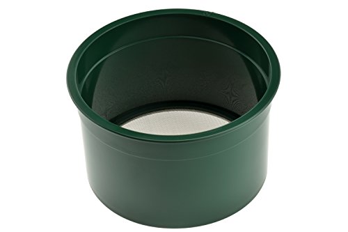 SE GP4-50 5.5-Inch Mini Stackable Sifting Pan, 50 Holes/Square Inch