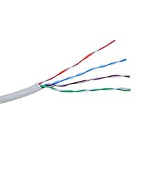 New 500 ft Bulk CAT5e Ethernet Cable alambre UTP Pull Caja 500 ft CAT-5e Gris ~ vivo (cable-v002)